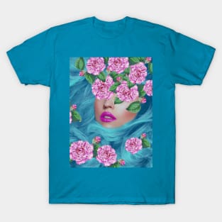 Lady with Camellias T-Shirt